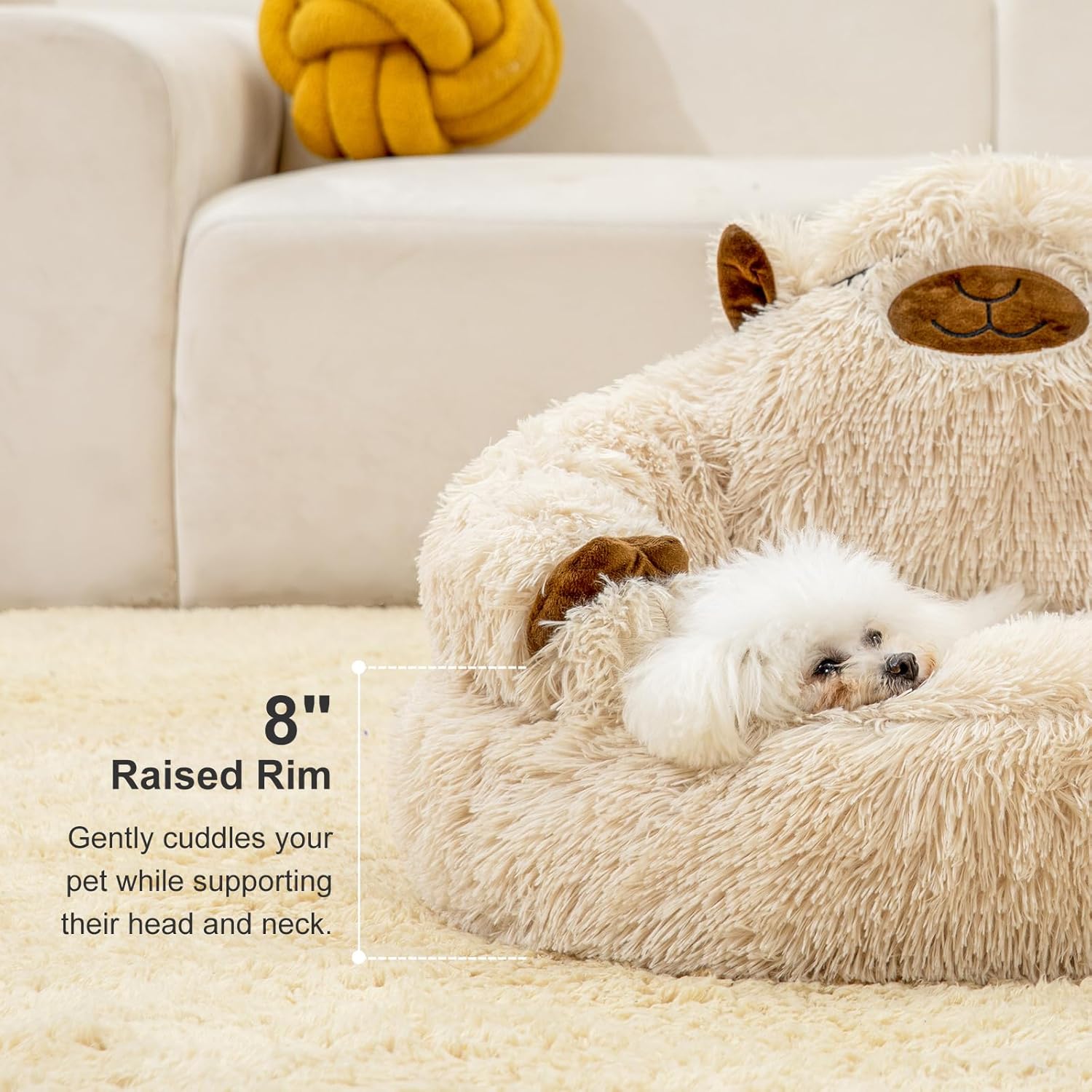 Best Friends by  The Original Calming Donut Dog Bed