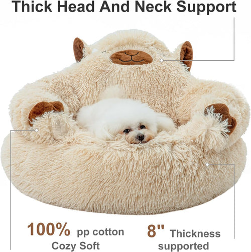 Best Friends by  The Original Calming Donut Dog Bed