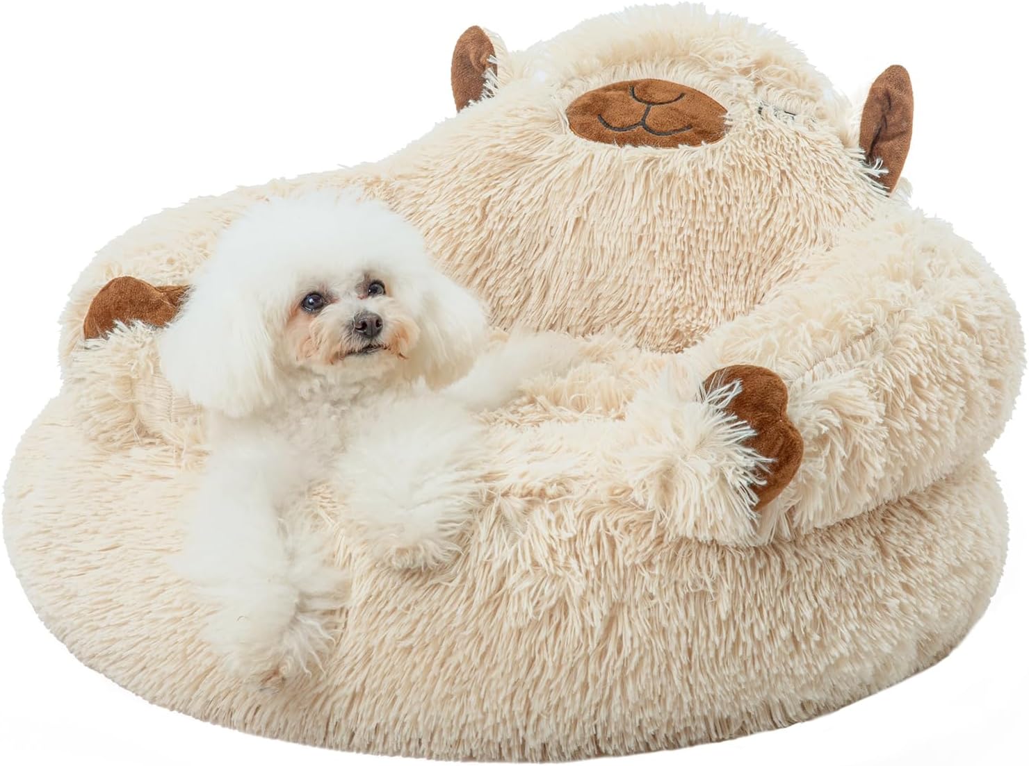 Best Friends by  The Original Calming Donut Dog Bed