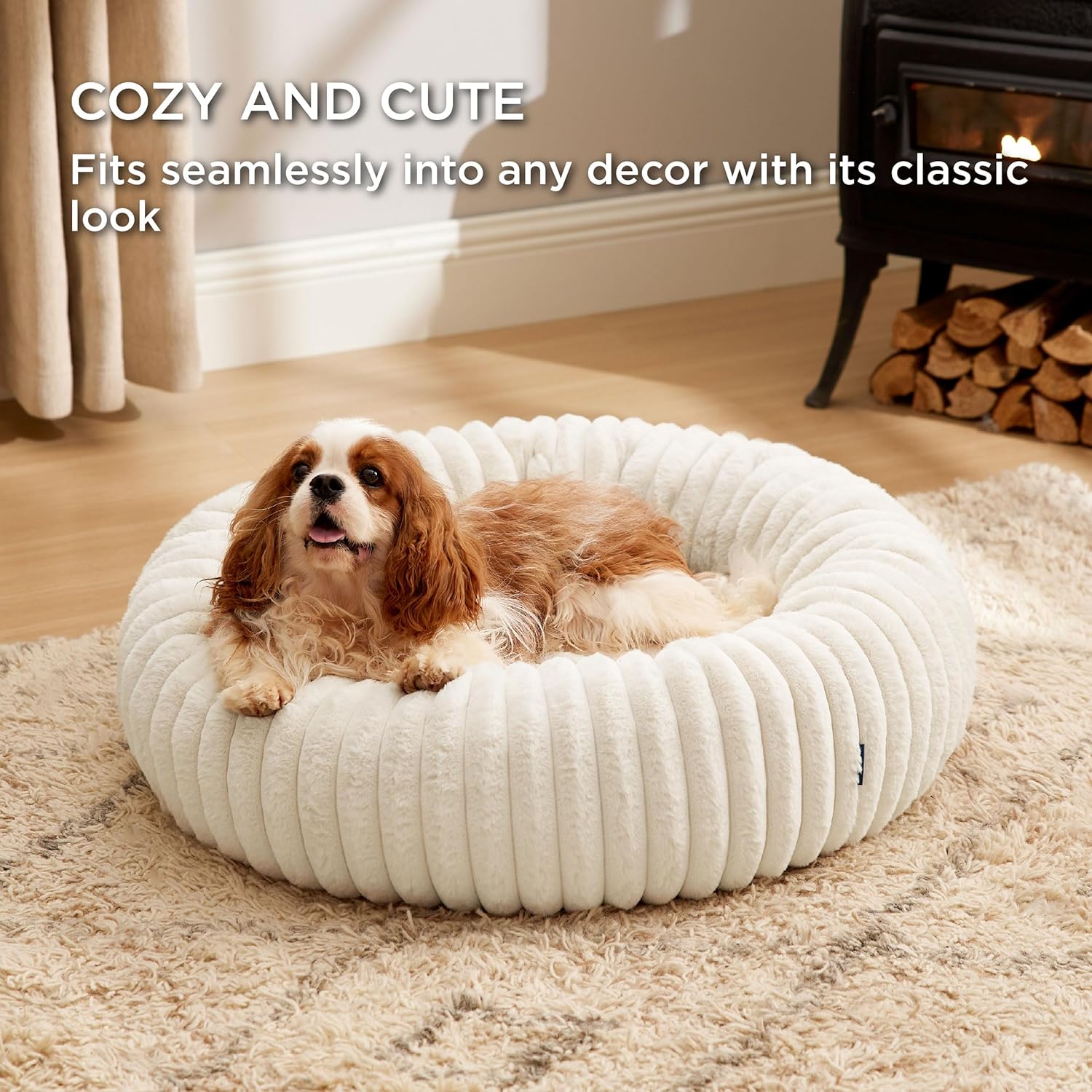 36 inches Donut Dog Bed for Large Dogs